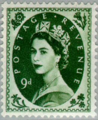 Queen Elizabeth II - Predecimal Wilding