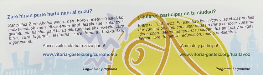 Bookmark: Eman zeure iritzia / Opina en tu altavoz (SpainCol:ES-09194 🔖