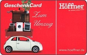 Gift Card: Zum Unzug (Höffner, Germany, Federal Republic(Höffner) Col:D-Höff-007a 💳