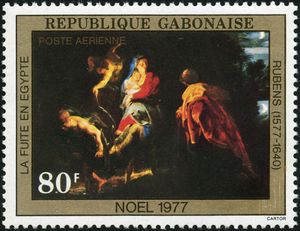 The Flight into Egypt by Rubens