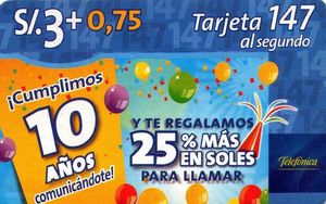 Cumplimos 10 años y te Regalamos 25% mas…