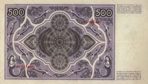 Reproduction Billets Gulden 10, 25, 100, 500 - Édition 1930-1944 - Qualité Collection