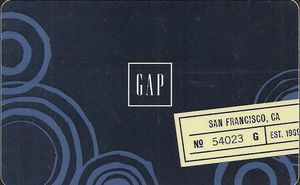 Gift Card: Gap (Gap, Türkiye (Turkey)(Gap) Col:TR-GAP-001
