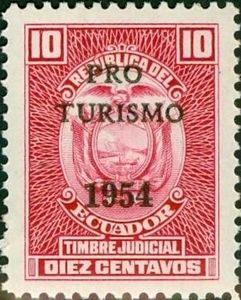 Fiscal Stamp overprinted PRO TURISMO