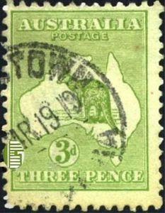 Stamp Kangaroo And Map Australia Kangaroo Issue Sg Au 5ea Bru Au 12f рџ