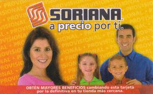 Tarjeta Regalo: Aprecio Por Ti (Soriana, México) (Soriana) Col:MEX-SOR-024