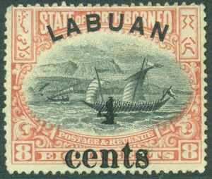 Dhow Surcharged 4 cents