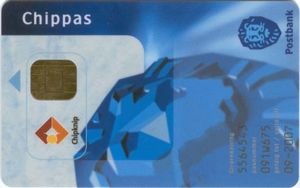 Chipknip card