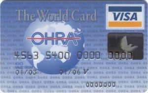 Visa Classic "The World Card"