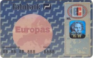 Eurocheque Card "Europas"