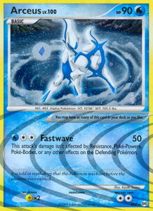Game Card: Arceus (Pokmon TCG(Arceus Set) Col:PKM-ARS-ENAR4