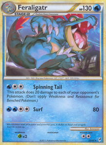 Carta de Jogo: Feraligatr (Pokémon TCG(Call of Legends Set) Col