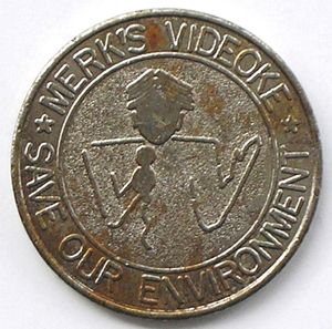 Token: Merk's Videoke (Philippines(Machine Tokens) Col:PH-000011 🪙