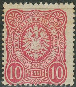 Imperial eagle and crown in oval, PFENNIGE