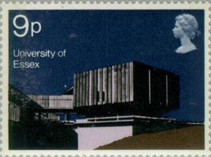 Stamp: Hexagon Restaurant, Essex University (United Kingdom of Great