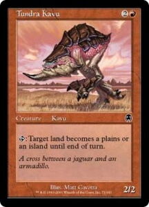 kavu cards mtg Flametongue Kavu Print main image 0