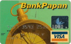 Bank Card: Visa Classic of Bank Papan (Bank Papan, IndonesiaCol:ID-VI-0005