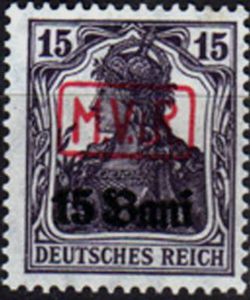 M.V.i.R. overprint on "Germania"