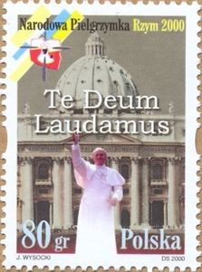 Pope John Paul II and St. Peter's Basilica