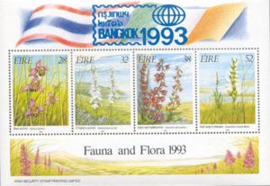 Orchids 'Bangkok '93' overprinted