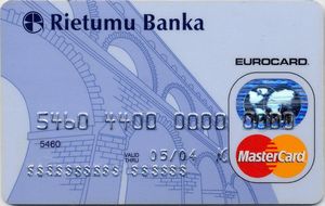 Bank Card Bridge 2 Rietumu Banka Latvia Col Lv Mc 0025