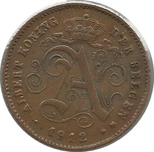 1 Centime (Flemish legend)