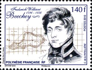 Stamp Frederick William Beechey (17961856), British naval officer