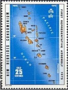 Map of the New Hebrides (EN)