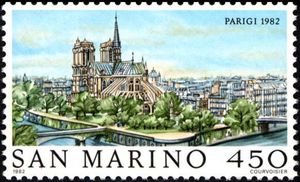 Nôtre Dame and Il de Cite- Paris,1982