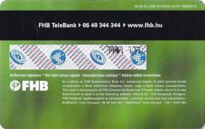 Bank Card Zold Fhb Bank Hungary Col Hu Ms 0005