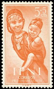 Native Woman and Child