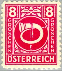 切手: Posthorn (オーストリア(Posthorn) Mi:AT 726,Sn:AT 4N6