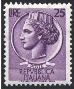 Coin of Syracuse - Wmk. Stars II 65° (left)