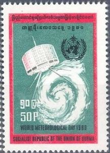 Weather satellite, cloud