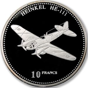 10 Francs (Heinkel HE-111)