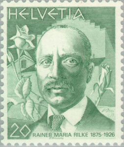 Stamp: Rainer Maria Rilke (1875-1926) (Switzerland(Famous people) Mi:CH ...