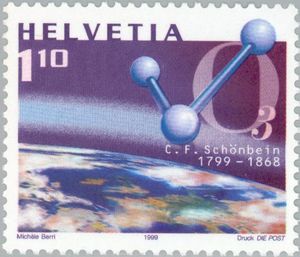 Earth with Stratosphere & Ozone Molecule