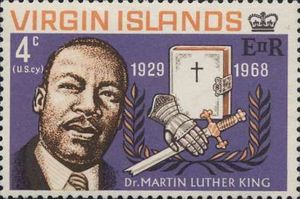 Dr. Martin Luther King, Bible, Sword and Gauntlet