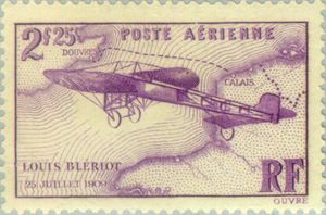 25th anniversary of the Channel crossing by Louis Bleriot