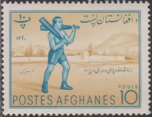 Man with Indian Clubs