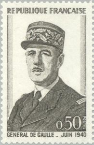 Stamp: General de Gaulle in June 1940 (France(General De