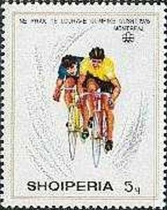 Montreal Olympic Games Emblem and Cycling