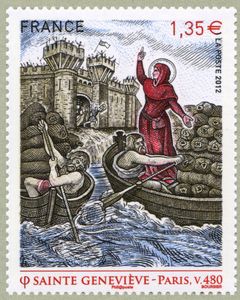 Tableau France 4704 - Sainte Geneviève - Art Religieux - Neuf TBE 2012