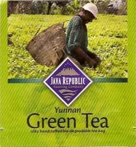 Tea Bag: Yunnan Green Tea (Java Republic, Ireland) Col:TB-IE-0042