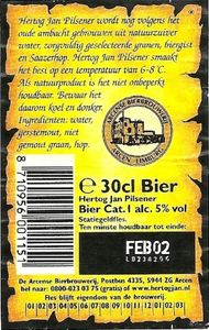 Drink Label: Hertog Jan Pilsener (Hertog Jan Brouwerij, NetherlandsCol ...