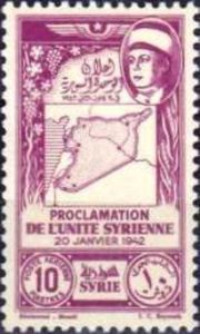 Map of Syria and President Hassani