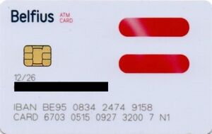 Bank Card: Belfius ATM Card (Crédit Communal/Gemeentekrediet - DEXIA ...