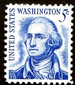 Stamp: George Washington (1732-1799), 1st President of USA