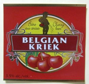 Drink Label: Belgian Kriek (Brouwerij Lefebvre, Belgium) Col:BE-BEER-000020