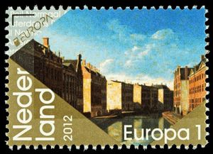 Painting "De bocht van de Herengracht"